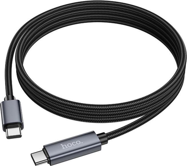 Image du produit Hoco Cable cable Type C to Type C with display 3A 60W X112 1 m black (1 m, 60 W)