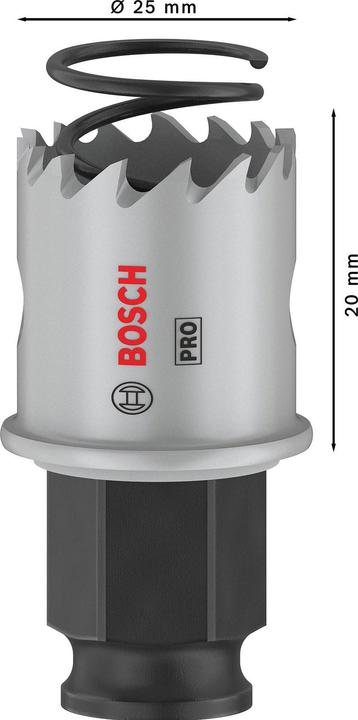 Productafbeelding Bosch Professional Zubehör PRO Plaatmetaal PC Plus gatenzaag, 25 mm (25 mm)