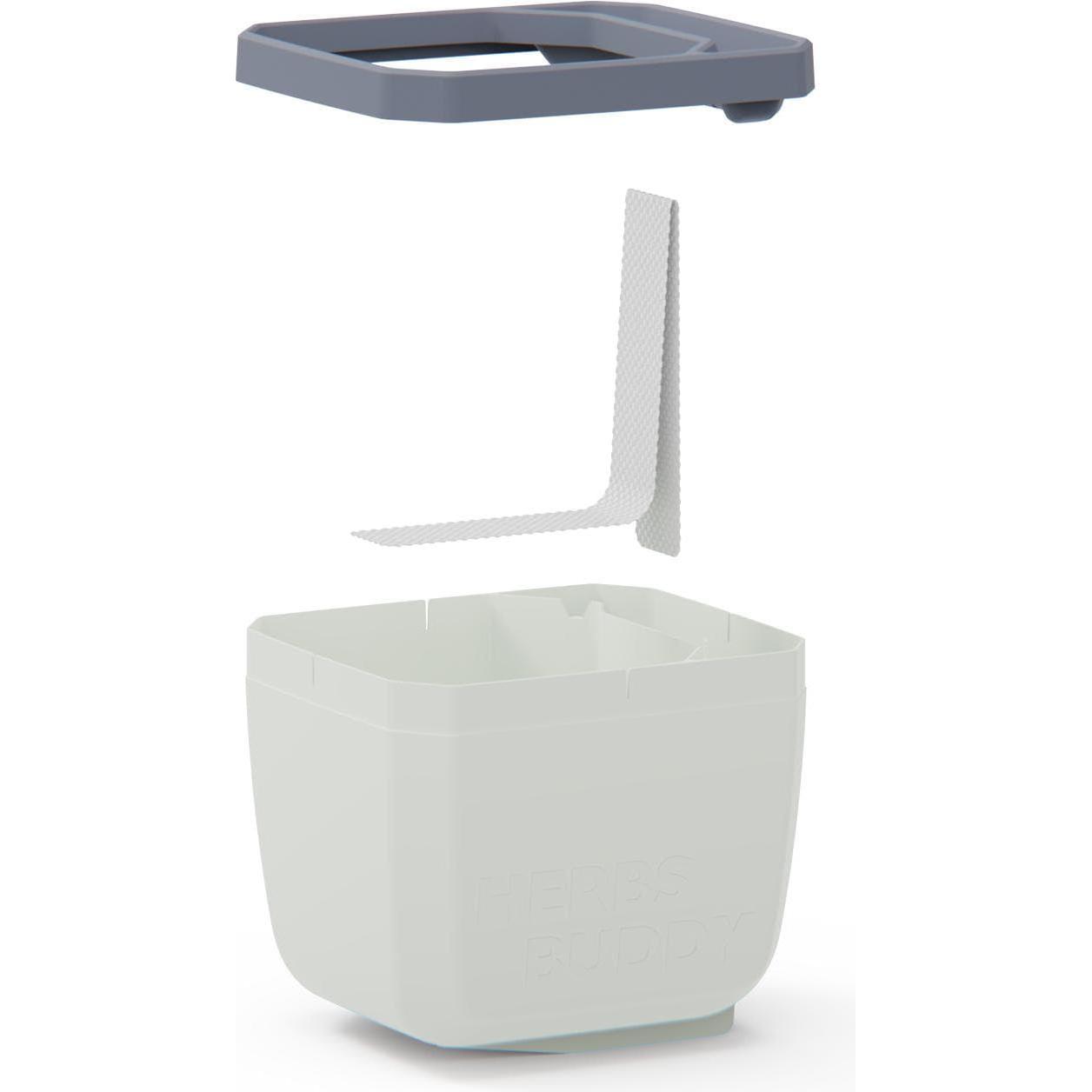 Thumbnail - Gusta Garden, Blumentopf, HERBS BUDDY Kräutertopf 3er Set Grau (50 cm)