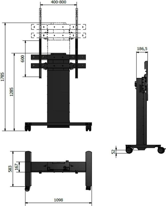 Produktbild DSS Mobilift 0049sw (Universal, 110", 150 kg)