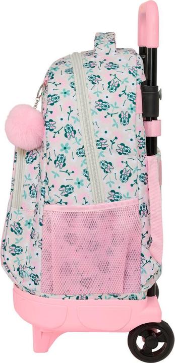 Immagine prodotto Minnie Mouse Schulrucksack mit Rädern Minty Rosa 33 x 45 x 22 cm (22 l)