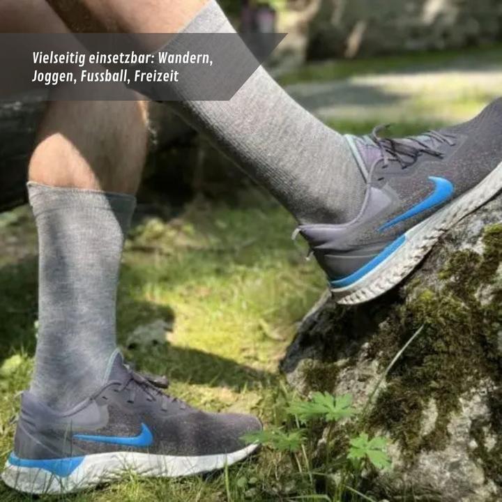 Immagine prodotto Sportree 3er-Set Merino-Socken Gr. 39-42 Wandersocken Sportsocken Outdoorsocken (39 - 42)