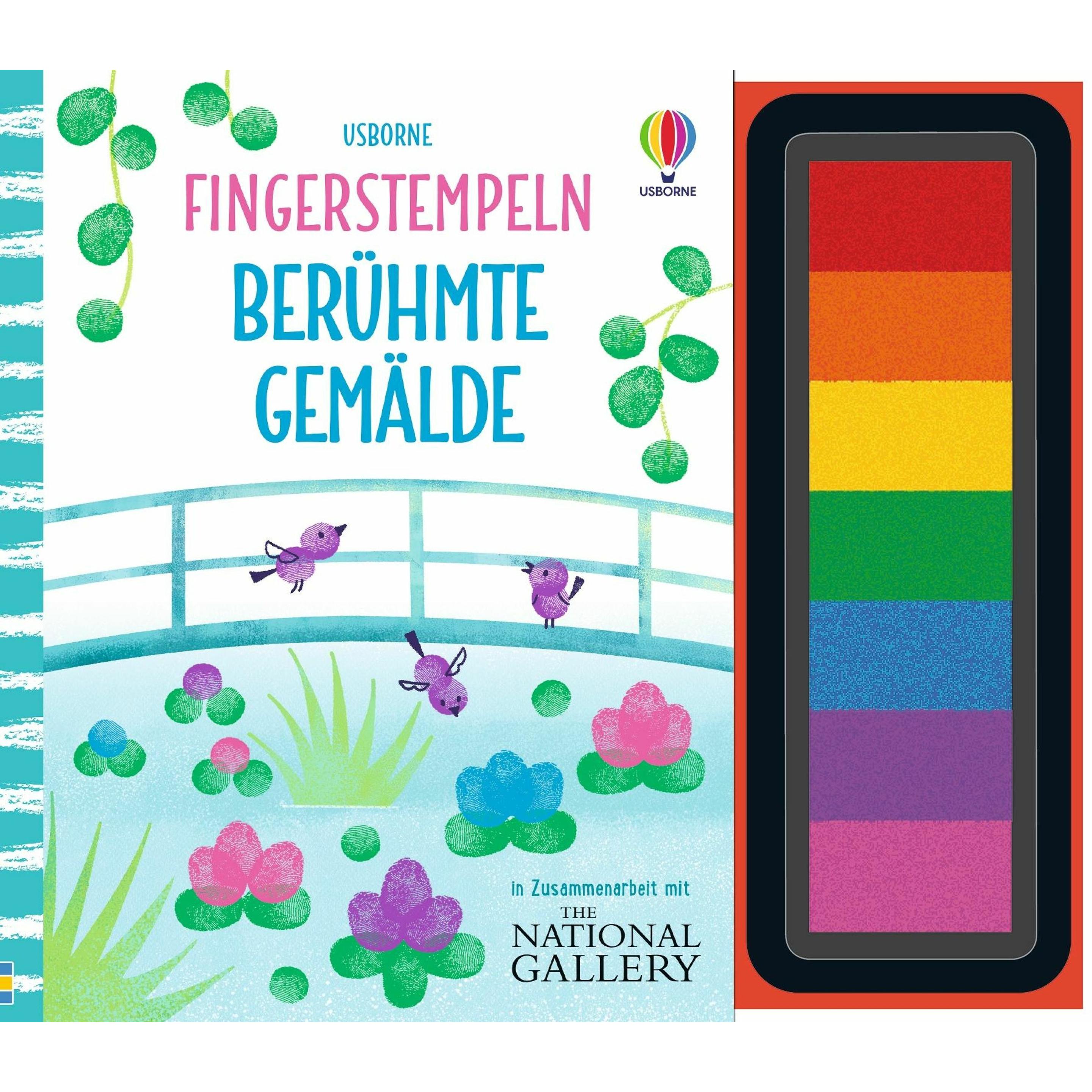 Usborne Publishing, Stempel, Fingerstempeln: Berühmte Gemälde