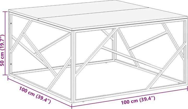 Immagine prodotto VidaXL Keefe (100 x 100 x 50 cm)