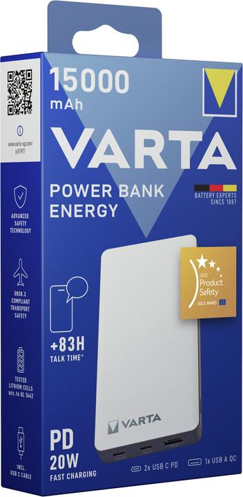 Produktbild Varta Energy (15000 mAh, 15 W, 55.50 Wh)