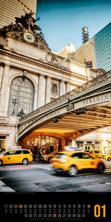 Image du produit Inside New York Kalender 2026 (33 x 66 cm, Couverture rigide, Anglais, Français, Allemand)