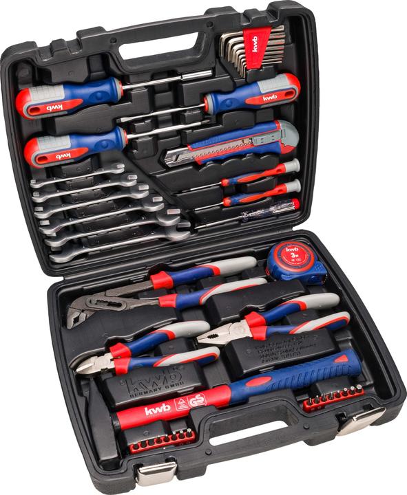 Actual product image kwb Toolbox equipped (42 pieces)