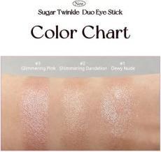 Produktbild Peripera Sugar Twinkle Duo Eye Shadow Stick 01 Dewy Nude Shimmer