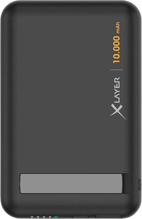 Produktbild Xlayer Magfix Pro Kabelloses Schnellladegerät Powerbank mit Stand 10.000mAh 20W Schwarz (10000 mAh, 20 W, 20 Wh)