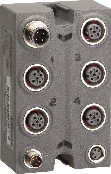 Produktbild Schneider Electric Erweiterungsblock, TM7, IP67, 4AI, +/-10V, M12-Steckverbinder TM7BAI4VLA
