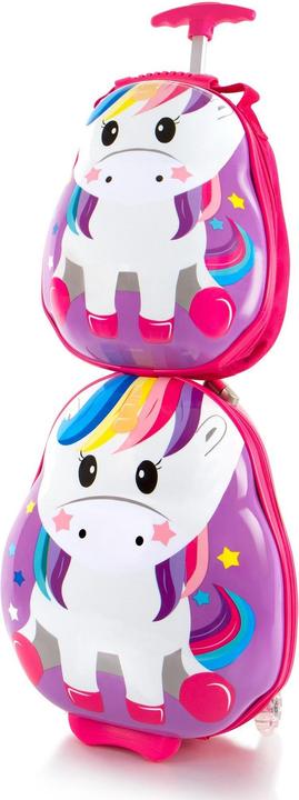 Actual product image Heys Travel Tots Kids Suitcase and Backpack, Unicorn (22 l)