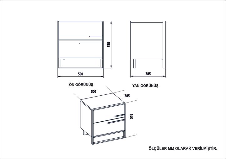 Immagine prodotto Hanah Home Ariya (50 x 38.50 x 51.80 cm)