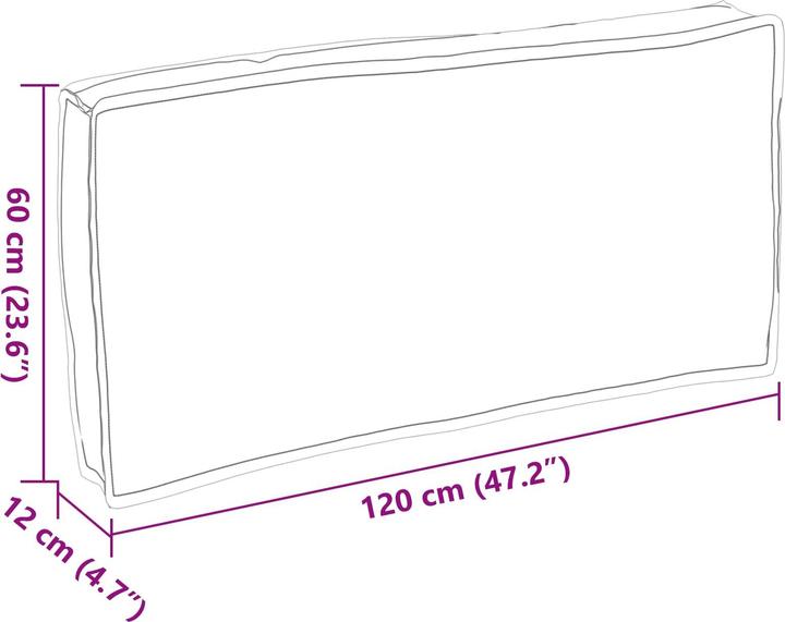 Produktbild vidaXL Modernes Kissen (120 x 60 cm)