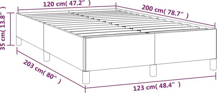 Image du produit vidaXL Bettgestell (140 x 190 cm)