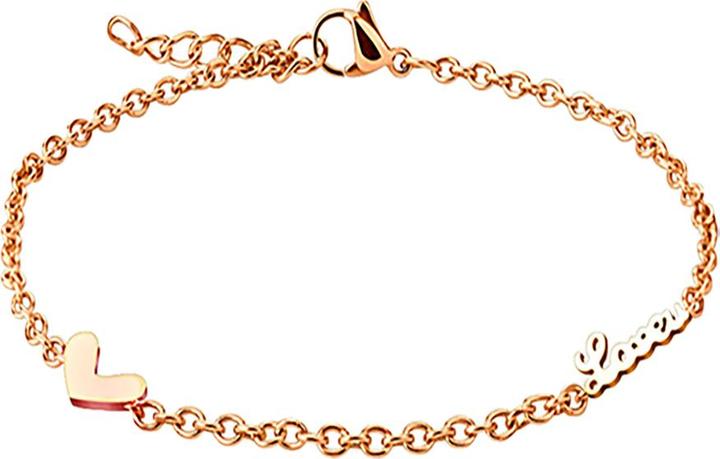 Star Piercing Kette rosegold Love (Chirurgenstahl 316L)