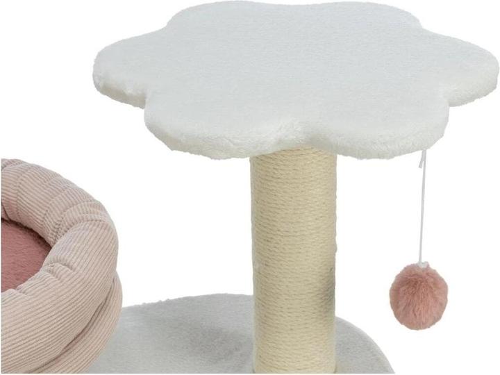 Actual product image Trixie Isabella scratching post, 70 cm dusky pink/white (70 cm, Dusky pink, White)