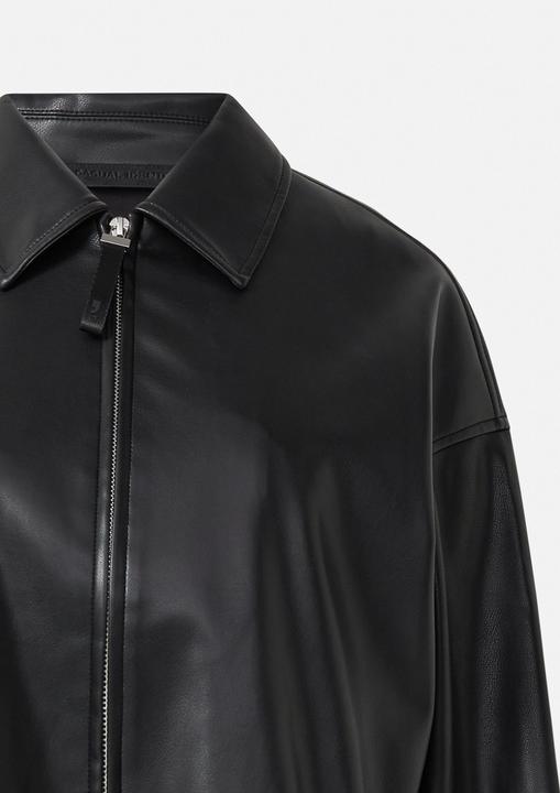 Actual product image Comma Indoor-Jacke Kunstleder-Blouson in Crop-Länge (32)