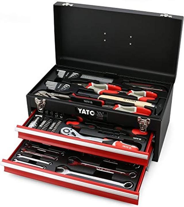 Actual product image Yato TOOL BOX W. TOOLS 80PCS (80 pieces)