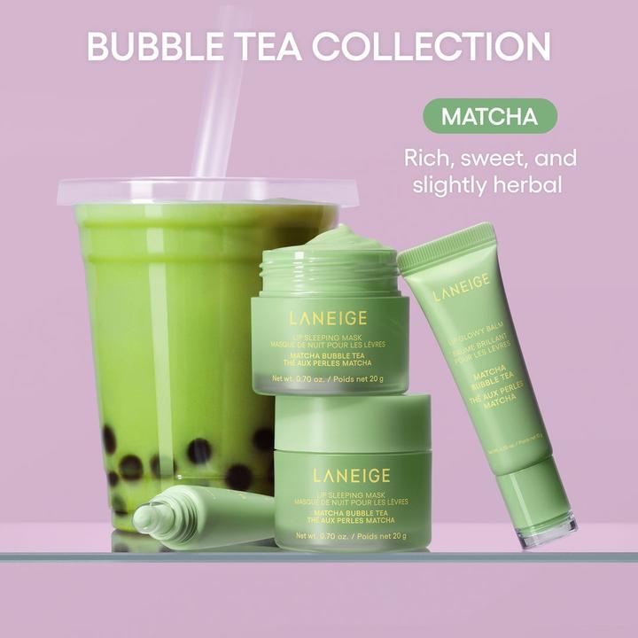 Actual product image Laneige - Lip Sleeping Mask Matcha Bubble Tea (Lip balm)