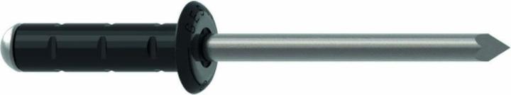 Image du produit Gesipa PG Rivet aveugle Al/A2 4x10mm RAL9005 noir KS 0,5-6,5mm (paquet de 500 pcs)