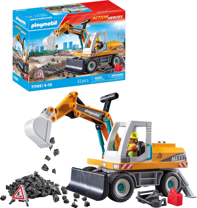 Productafbeelding Playmobil Graafmachine (71749, Playmobil Actie Helden)