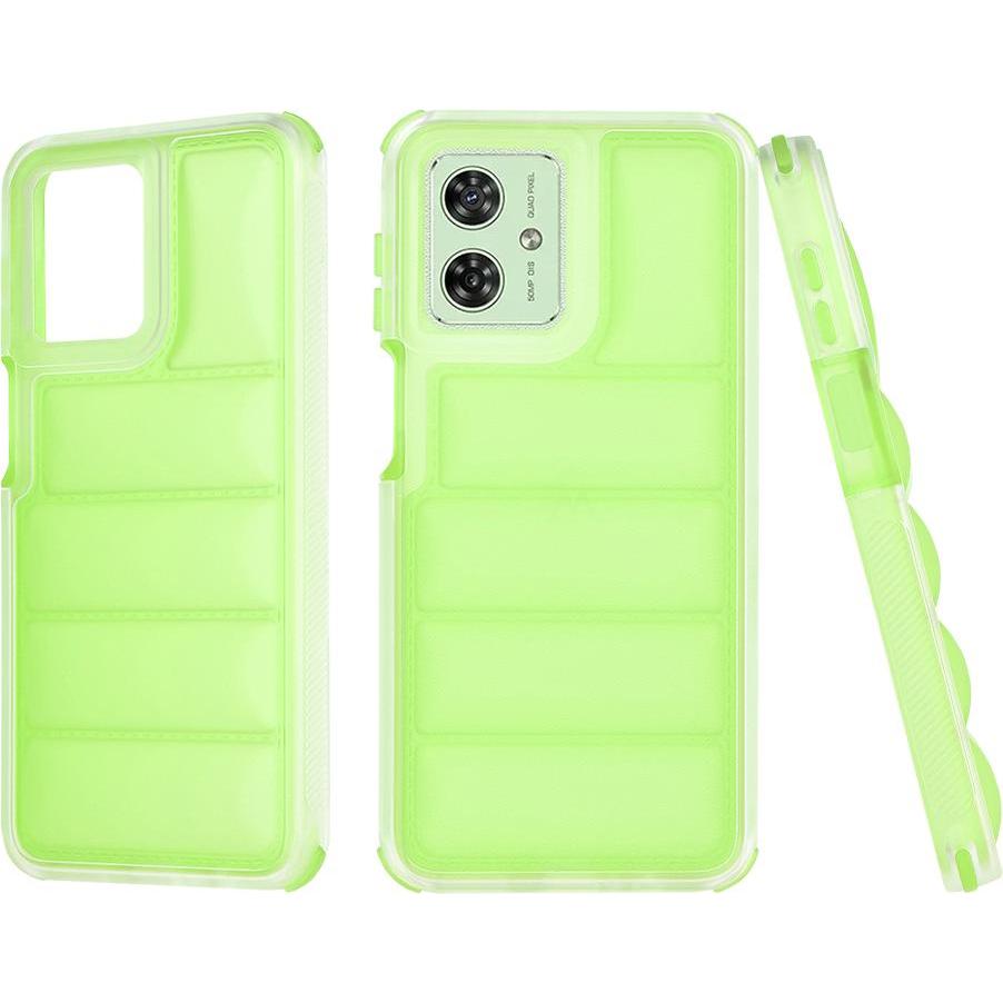 Techsuit - Wave Shield - Motorola Moto G54 - Green (Motorola Moto G54), Cover smartphone, Verde