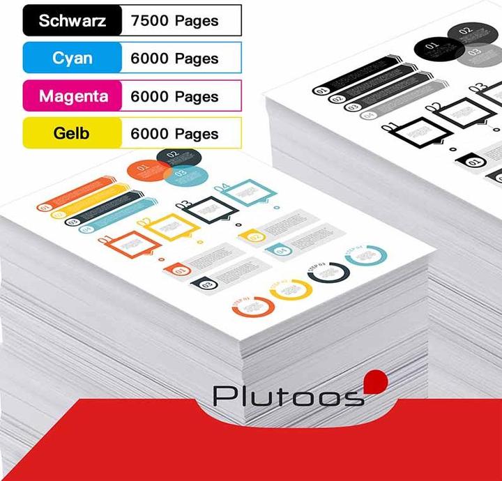 Produktbild Plutoos Epson 102 Ecotank Patrone XXL kompatibel, Cyan