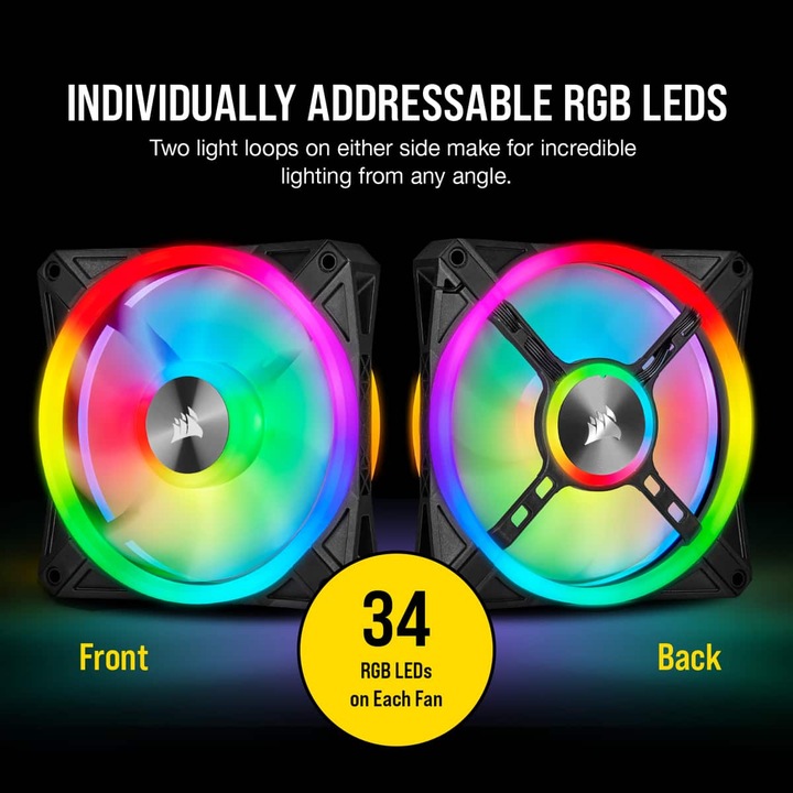 Image du produit Corsair iCUE QL120 RGB (120 mm, 1 x)