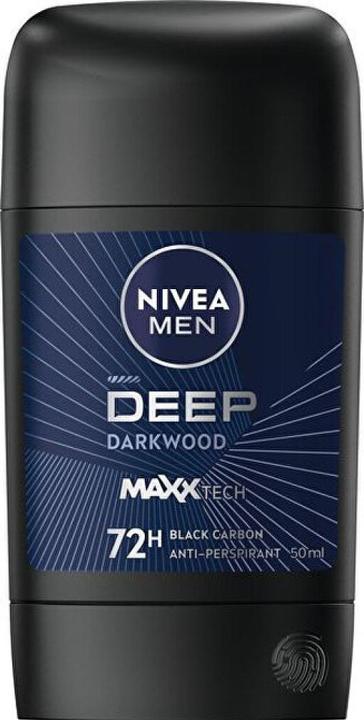 Actual product image NIVEA Deep Black Carbon Dark Wood (Stick)