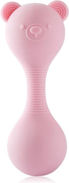 Activity Board Hochets pour bébé jouet ours en silicone Jouet pour bébé 0-12 mois Hochet jouet de dentition en