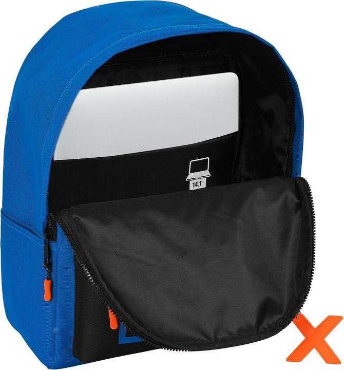 Actual product image MunichSport School backpack Munich Submarine 31 x 40 x 16 cm Electric blue