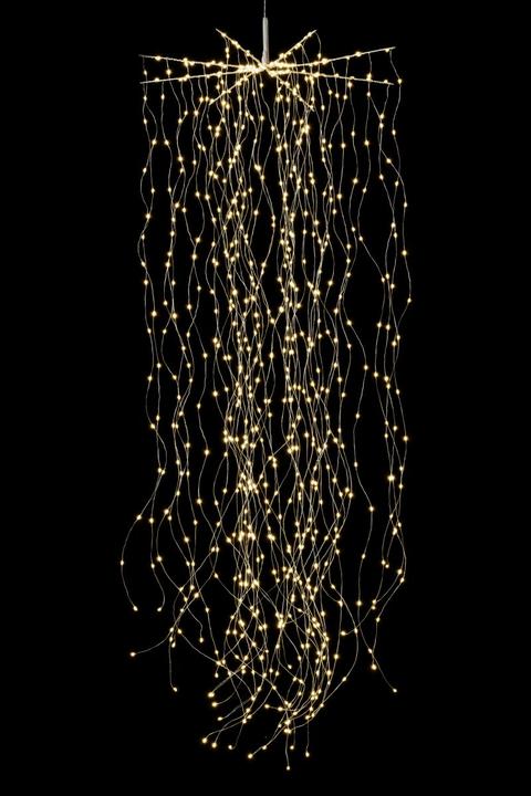 Actual product image Fascinating Lights Angel Waterfall 220 silver (2.20 m)