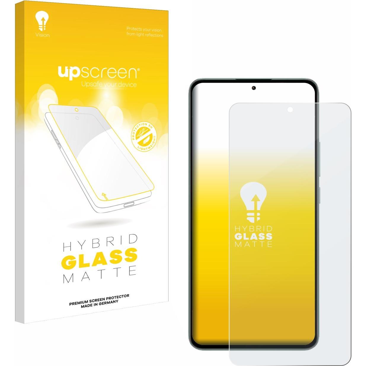upscreen Reflection Shield Panzerglasfolie Matt (1 Stück, Xiaomi 13T Pro), Smartphone Schutzfolie, Grau
