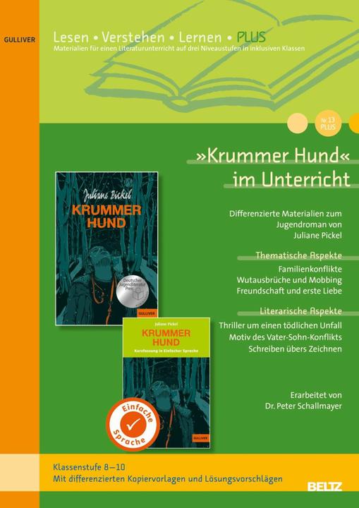 »Krummer Hund« im Unterricht PLUS (Deutsch, Marc Böhmann, Peter Schallmayer, 2025)