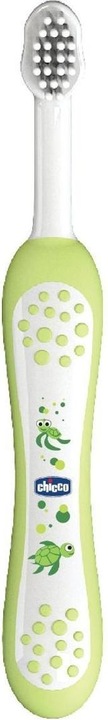 Immagine prodotto Chicco Spazzolino da denti verde (Extra morbido, 1 x)