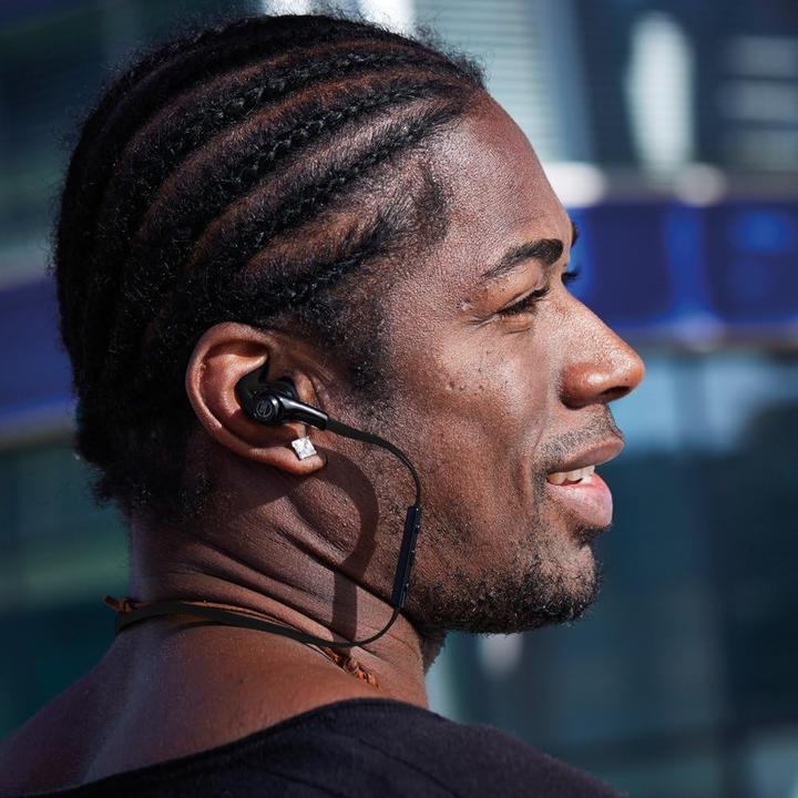 Actual product image deleyCON SOUNDSTERS Sports nano in ear binaural wireless black mobile headset (Wireless)