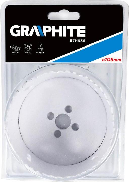 Produktbild Graphite 105 mm bimetal hole saw - 57H936 (105 Millimeter)