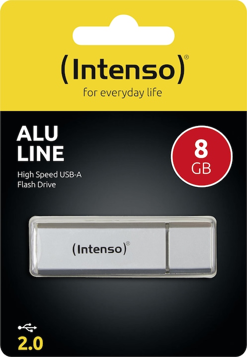 Actual product image Intenso AluLine (8 GB, USB-A, USB 2.0)