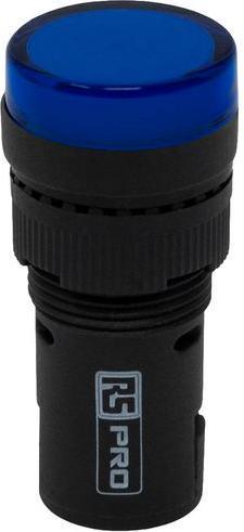 Produktbild RS PRO LED Indicator 16mm Blue 230Vac