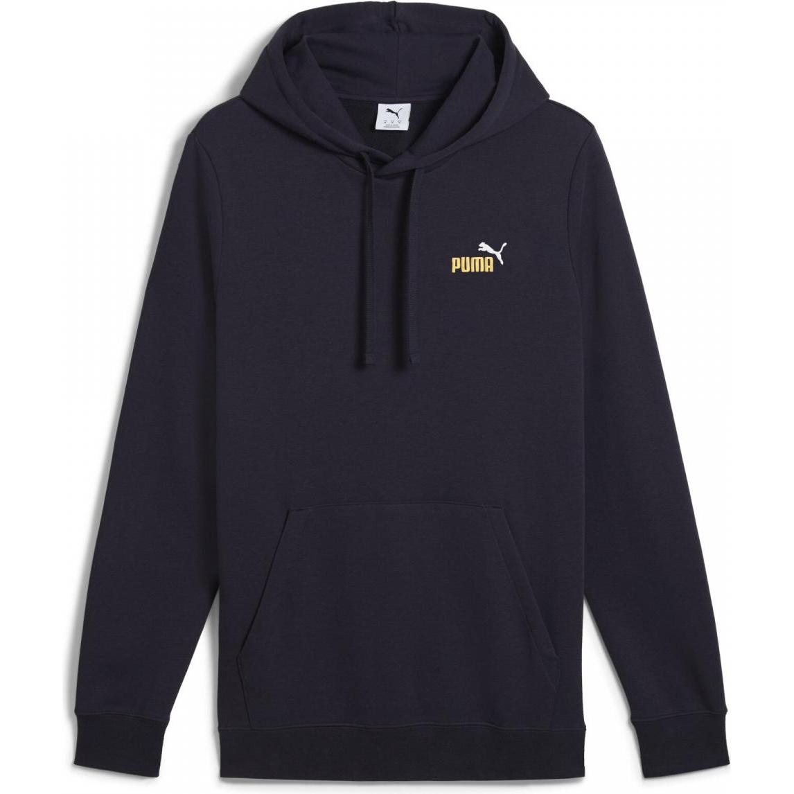 Thumbnail - Puma, Herren, Pullover, ESS 2 COLOR Small No. 1 Logo Hoodie TR, Blau, (S)
