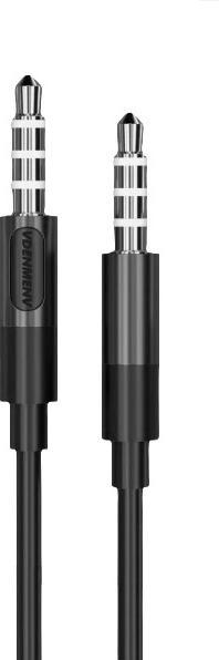 Produktbild DENMEN STEREOKABEL, Klinke auf Klinke, 3,5 Zoll, Schwarz, 1 m, DX01 (1 m)