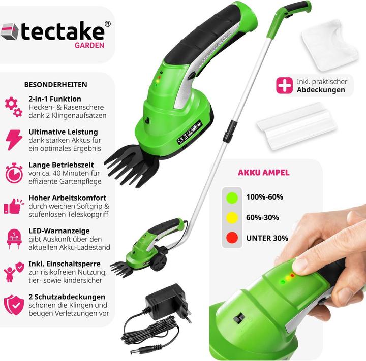 Produktbild tectake Heckenschere (Akkubetrieb)