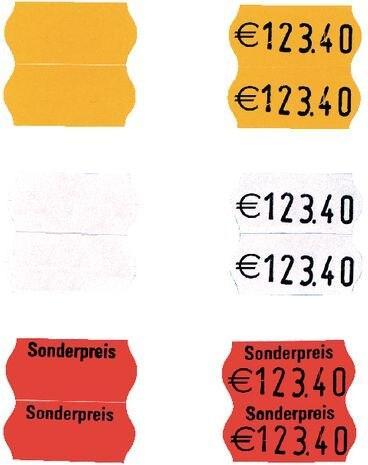 Image du produit Favorit Étiquettes pour les armes de prix (2.60 cm)