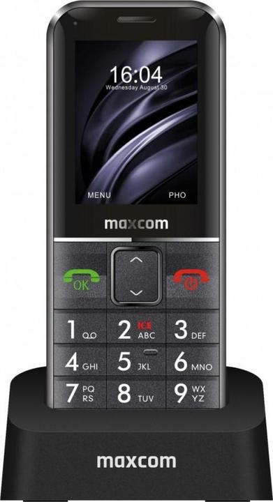 Produktbild Maxcom MM735 Comfort mobile phone + SOS bar black (2.20", 2 Mpx, 3G)