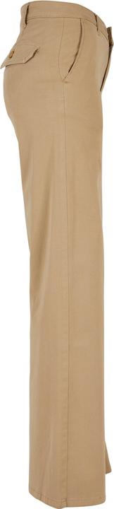 Actual product image Urban Classics Ladies High Waist Wide Leg Chino Pants (34)