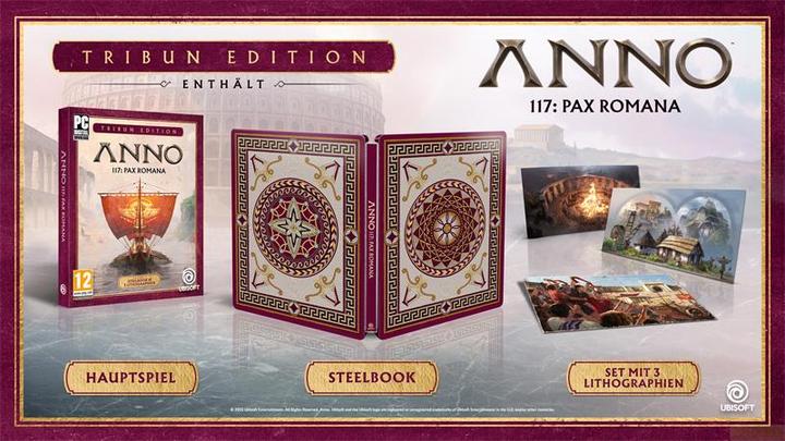 Image du produit Ubisoft Anno 117: Pax Romana - Tribun Edition (Windows, DE, IT, FR)