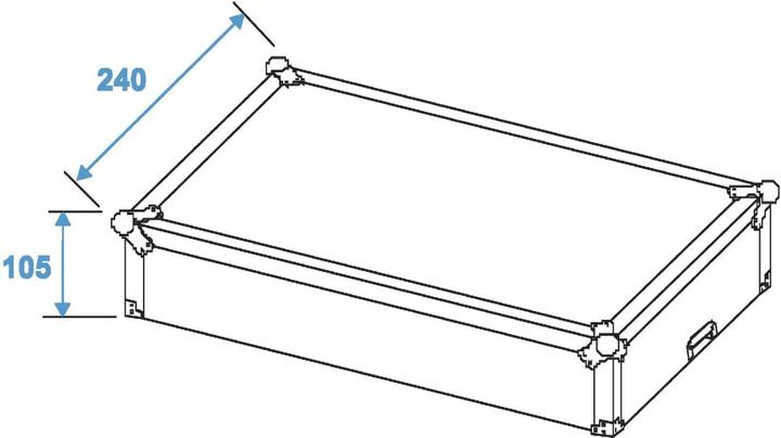 Actual product image Roadinger MixerCase Profi MCA19N 3U (Accessories)