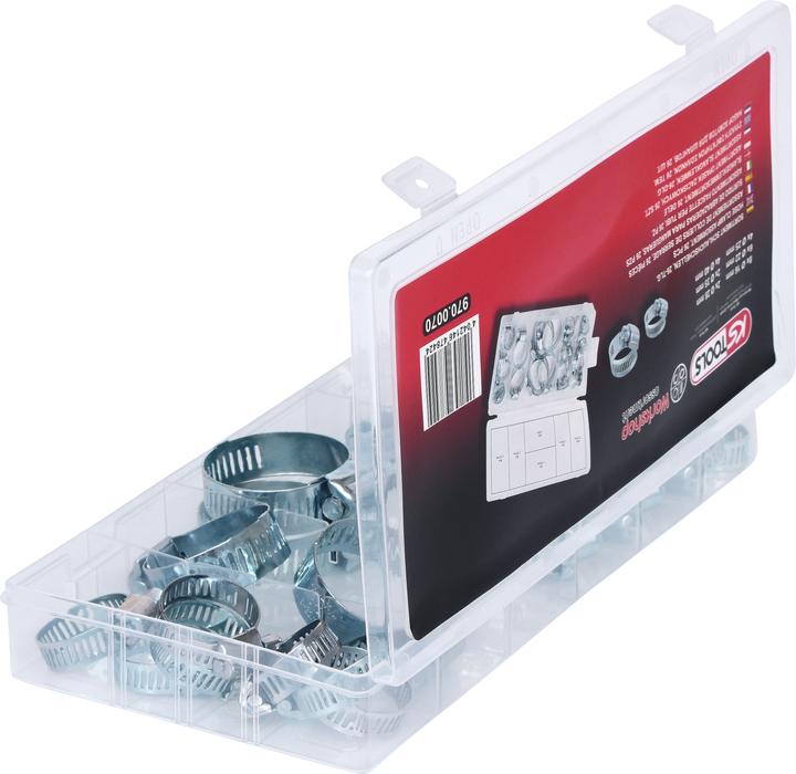 Actual product image KS Tools Assortment hose clamps. Ø 16-40mm26pcs.