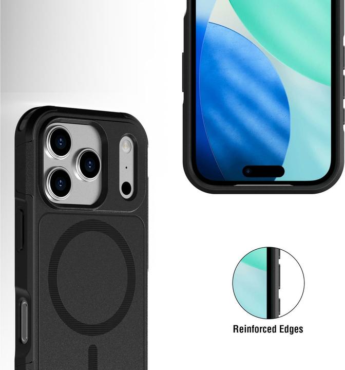 Produktbild 4smarts Defend, Rand, Apple, iPhone 17 Pro, 16 cm (6.3"), Schwarz (Apple iPhone 17 Pro)