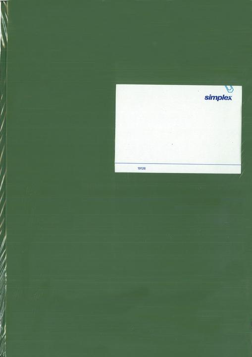 Image du produit Simplex Livre de statistiques avec tête coupée (80 x)